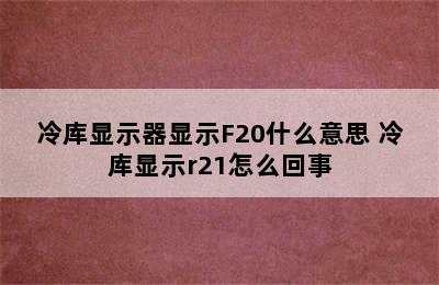 冷库显示器显示F20什么意思 冷库显示r21怎么回事